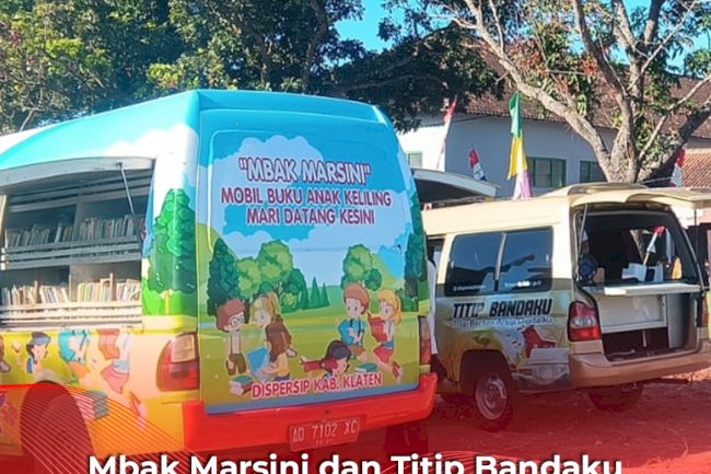Mbak Marsini dan Titip Bandaku Dekatkan Layanan Literasi dan Arsip Digital di Sambung Rasa Bupati Klaten Desa Karanglo