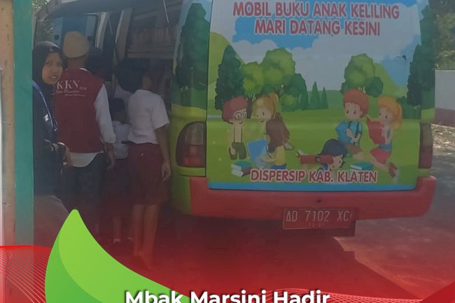 Mbak Marsini Hadir di SD Negeri 2 Karangtalun, Tumbuhkan Semangat Literasi