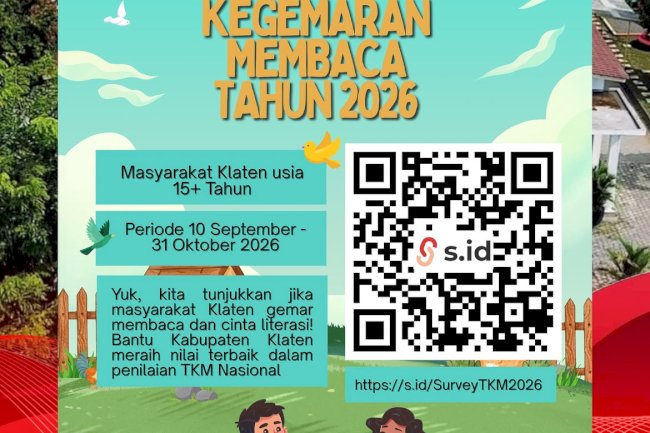 Survei Tingkat Kegemaran Membaca (TKM) 2026