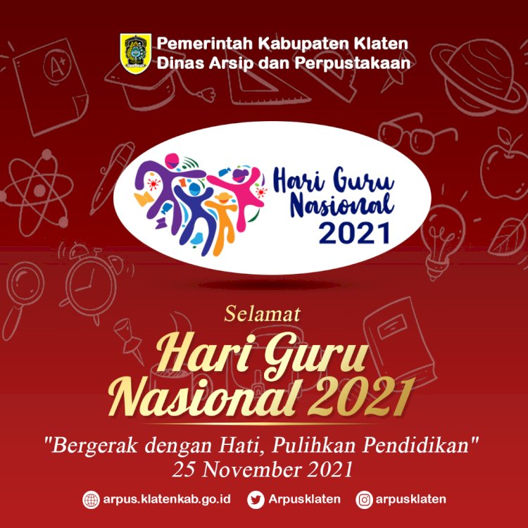 Selamat Hari Guru Nasional Tahun 2021