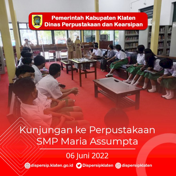 Kunjungan Perpustakaan dari SMP Maria Assumpta