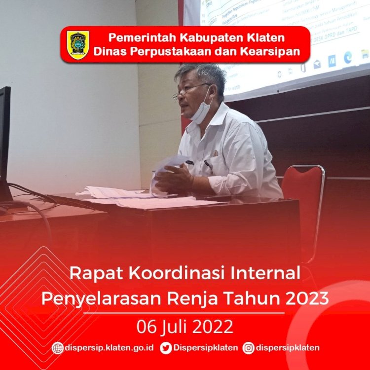 Rapat Koordinasi Penyelarasan Renja 2023