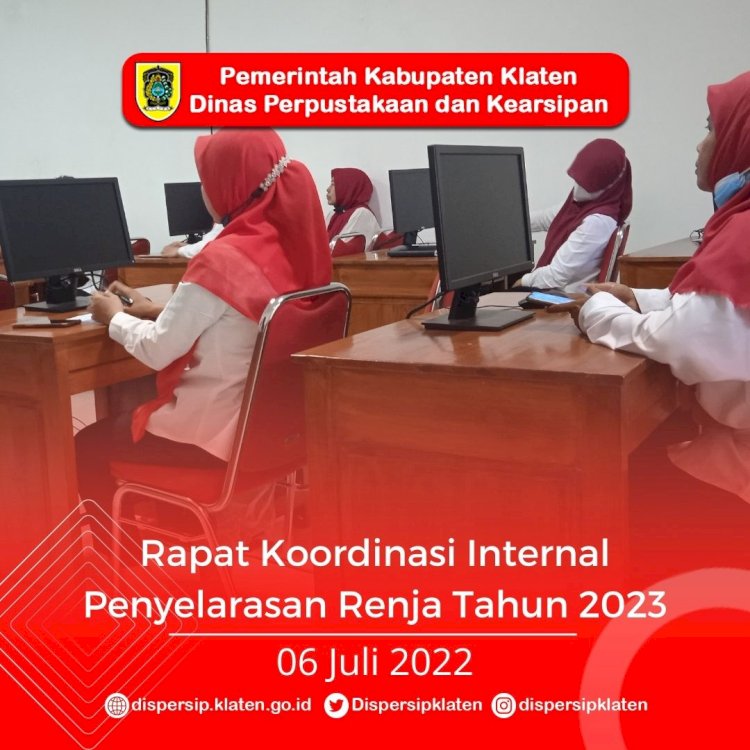 Rapat Koordinasi Penyelarasan Renja 2023