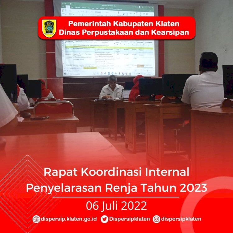 Rapat Koordinasi Penyelarasan Renja 2023