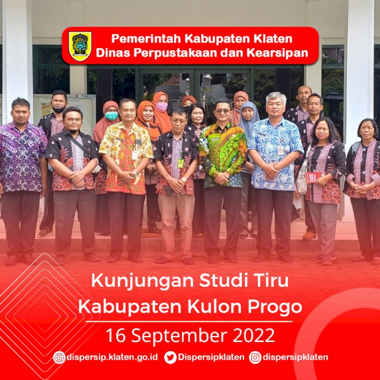 Kunjungan Studi Tiru Kabupaten Kulon Progo
