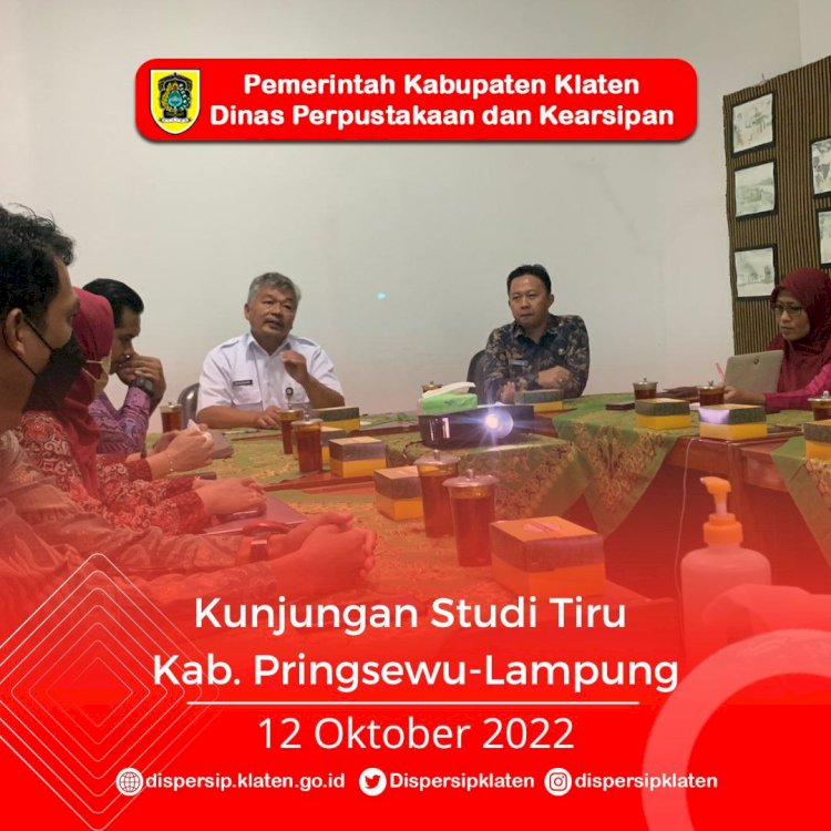 Kunjungan Studi Tiru Kabupaten Pringsewu - Lampung
