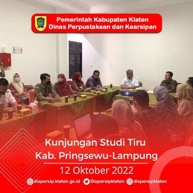 Kunjungan Studi Tiru Kabupaten Pringsewu - Lampung