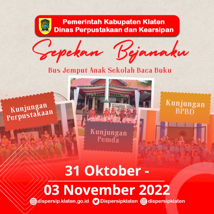 Sepekan Bejanaku 31 Oktober - 03 November 2022