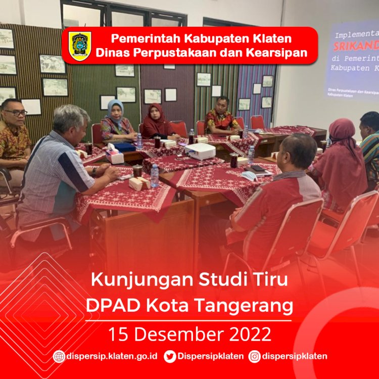 Kunjungan Studi Tiru DPAD Kota Tangerang