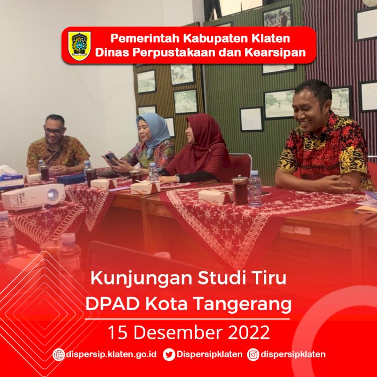 Kunjungan Studi Tiru DPAD Kota Tangerang