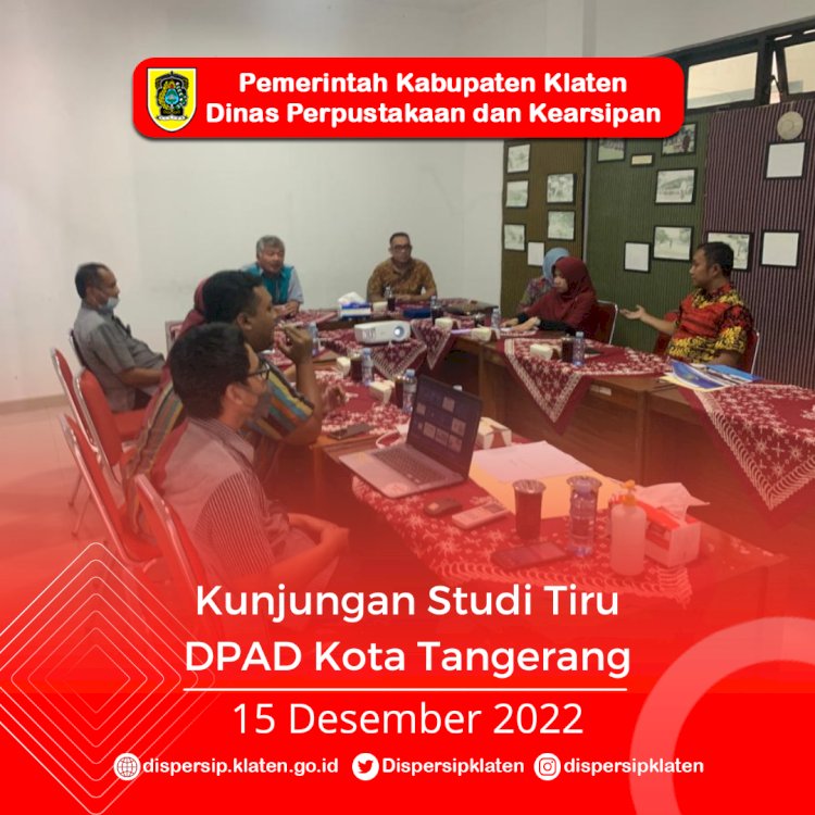 Kunjungan Studi Tiru DPAD Kota Tangerang