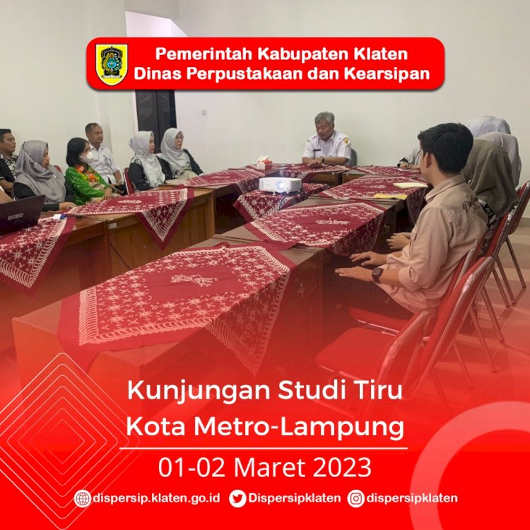 Kunjungan Studi Tiru Kota Metro Lampung