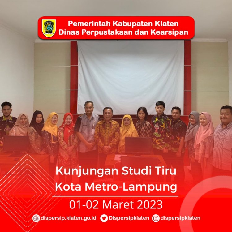 Kunjungan Studi Tiru Kota Metro Lampung