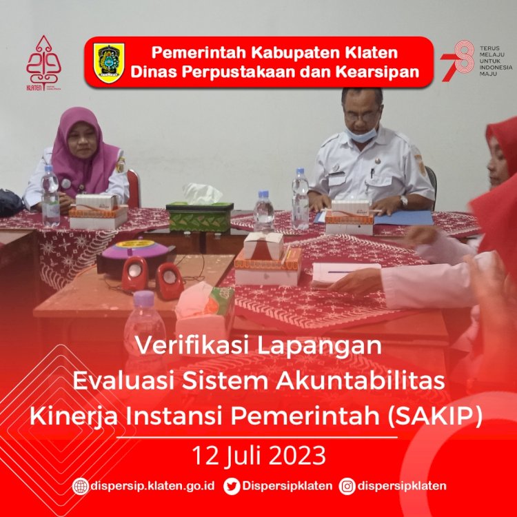 Verifikasi Lapangan Evaluasi Sistem Akuntabilitas Kinerja Instansi Pemerintah