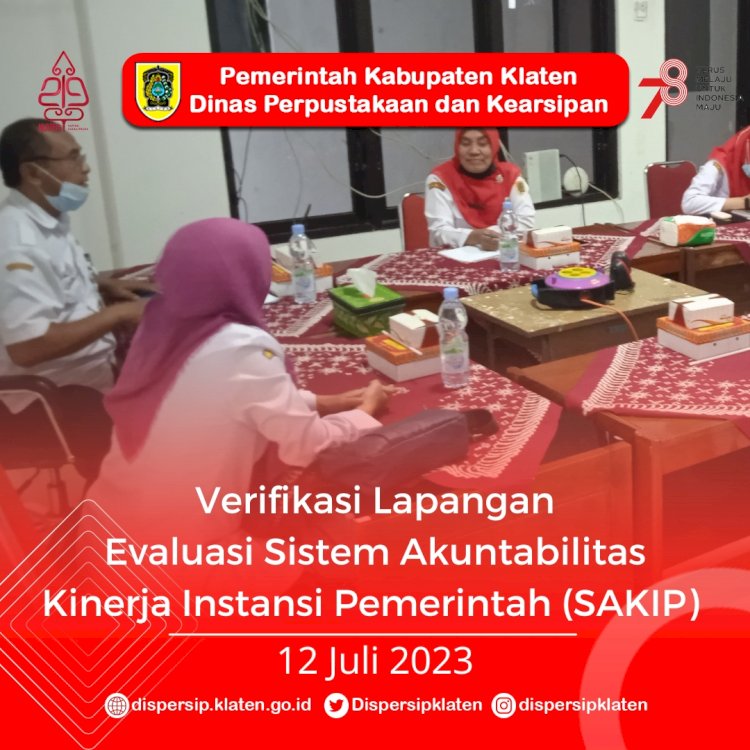 Verifikasi Lapangan Evaluasi Sistem Akuntabilitas Kinerja Instansi Pemerintah