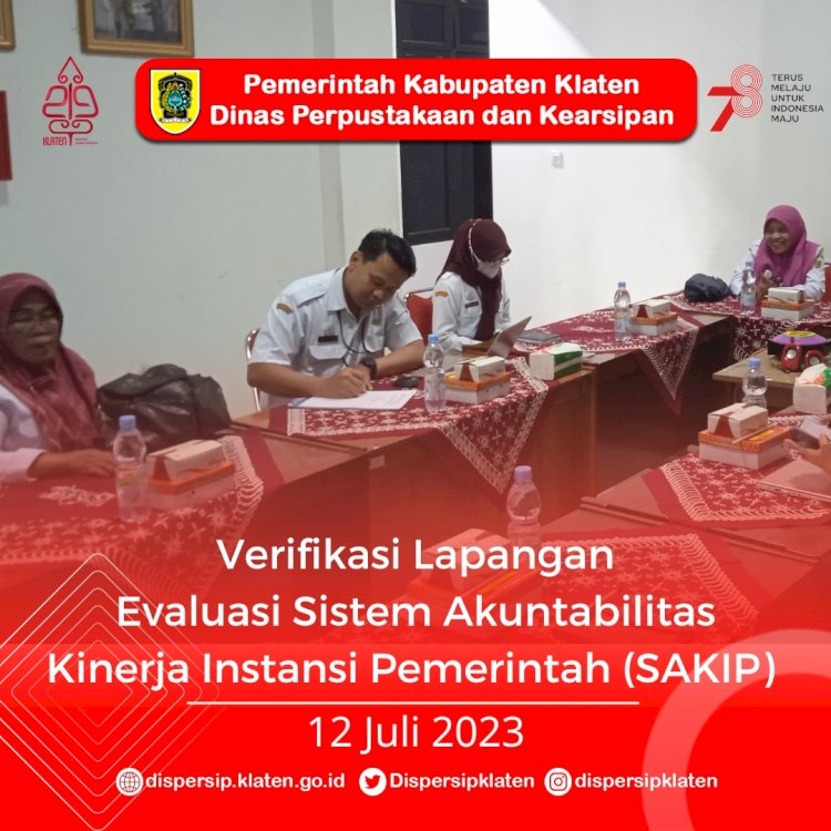 Verifikasi Lapangan Evaluasi Sistem Akuntabilitas Kinerja Instansi Pemerintah