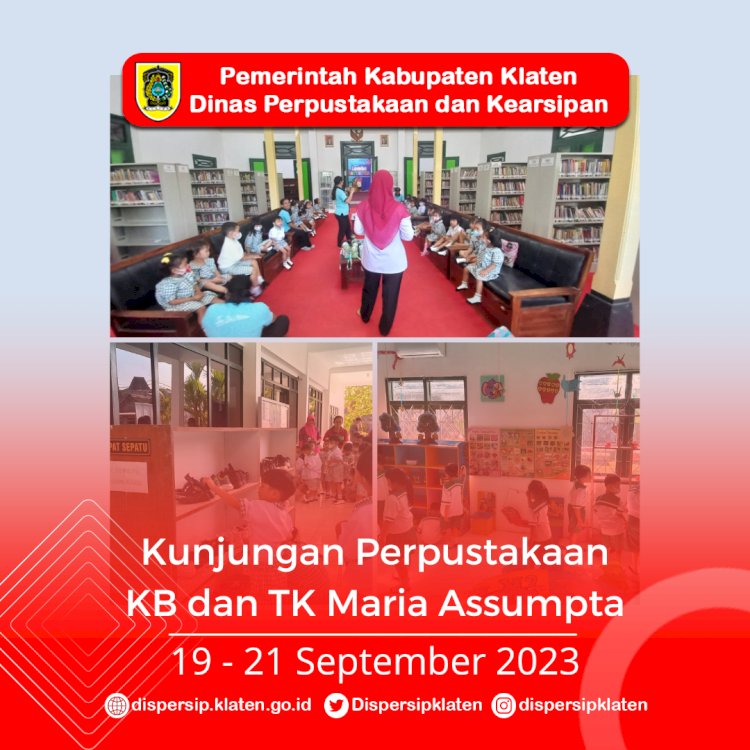 Kunjungan Perpustakaan KB-TK Maria Assumpta