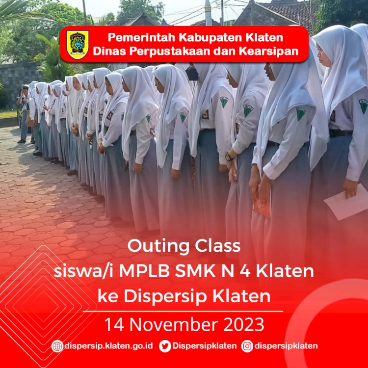 Outing Class siswa/i MPLB SMK N 4 Klaten