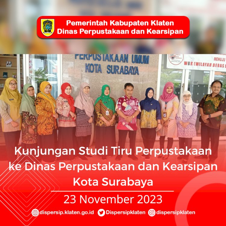 Kunjungan Studi Tiru Perpustakaan ke Kota Surabaya