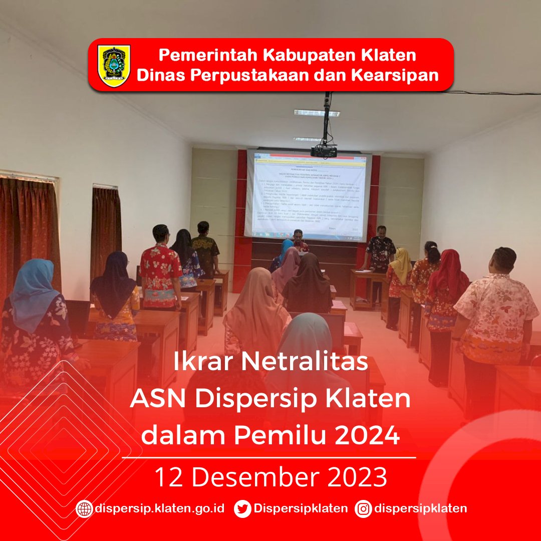 Ikrar Netralitas ASN dalam Pemilu 2024