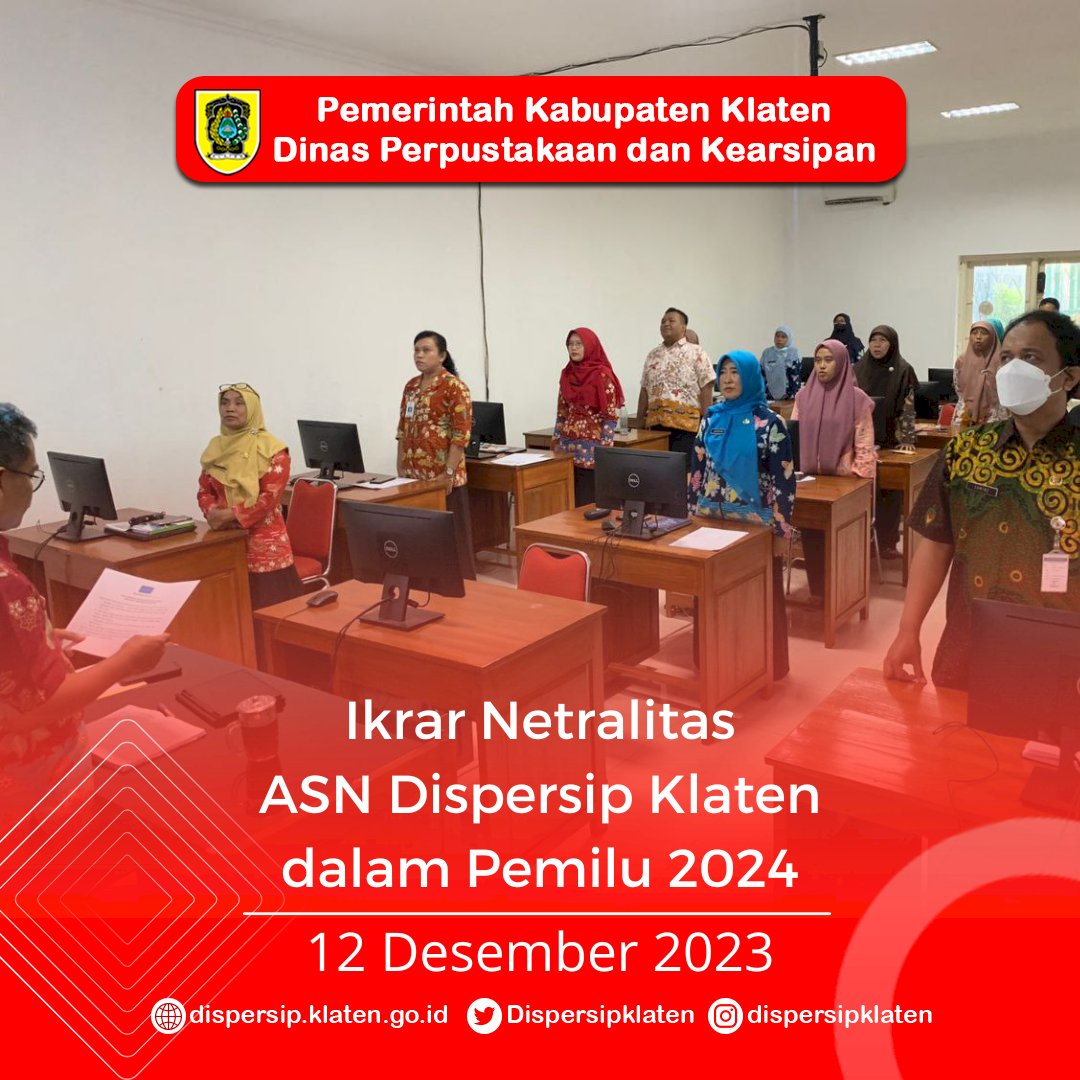 Ikrar Netralitas ASN dalam Pemilu 2024