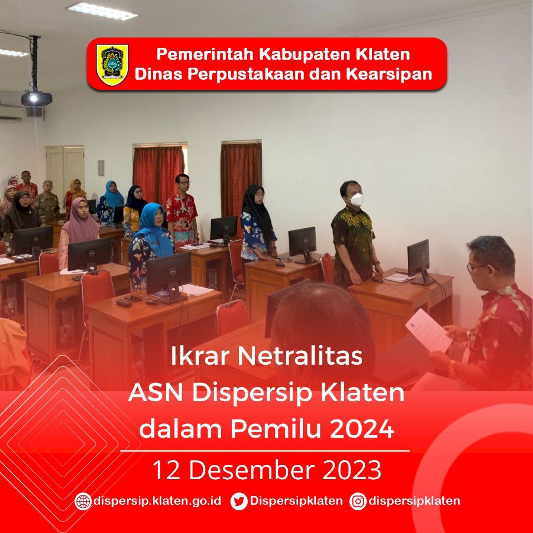 Ikrar Netralitas ASN dalam Pemilu 2024