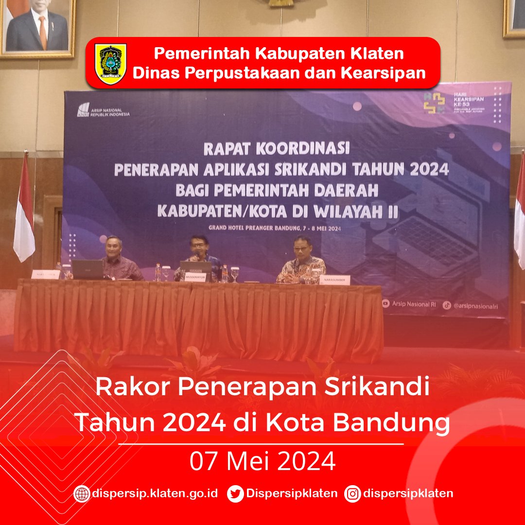 Rakor Penerapan Srikandi Tahun 2024 di Kota Bandung