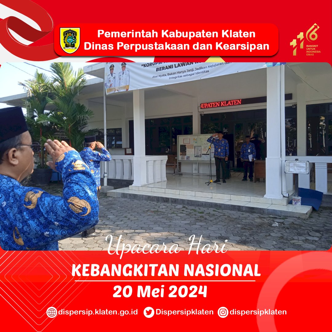 Upacara Hari Kebangkitan Nasional ke-116