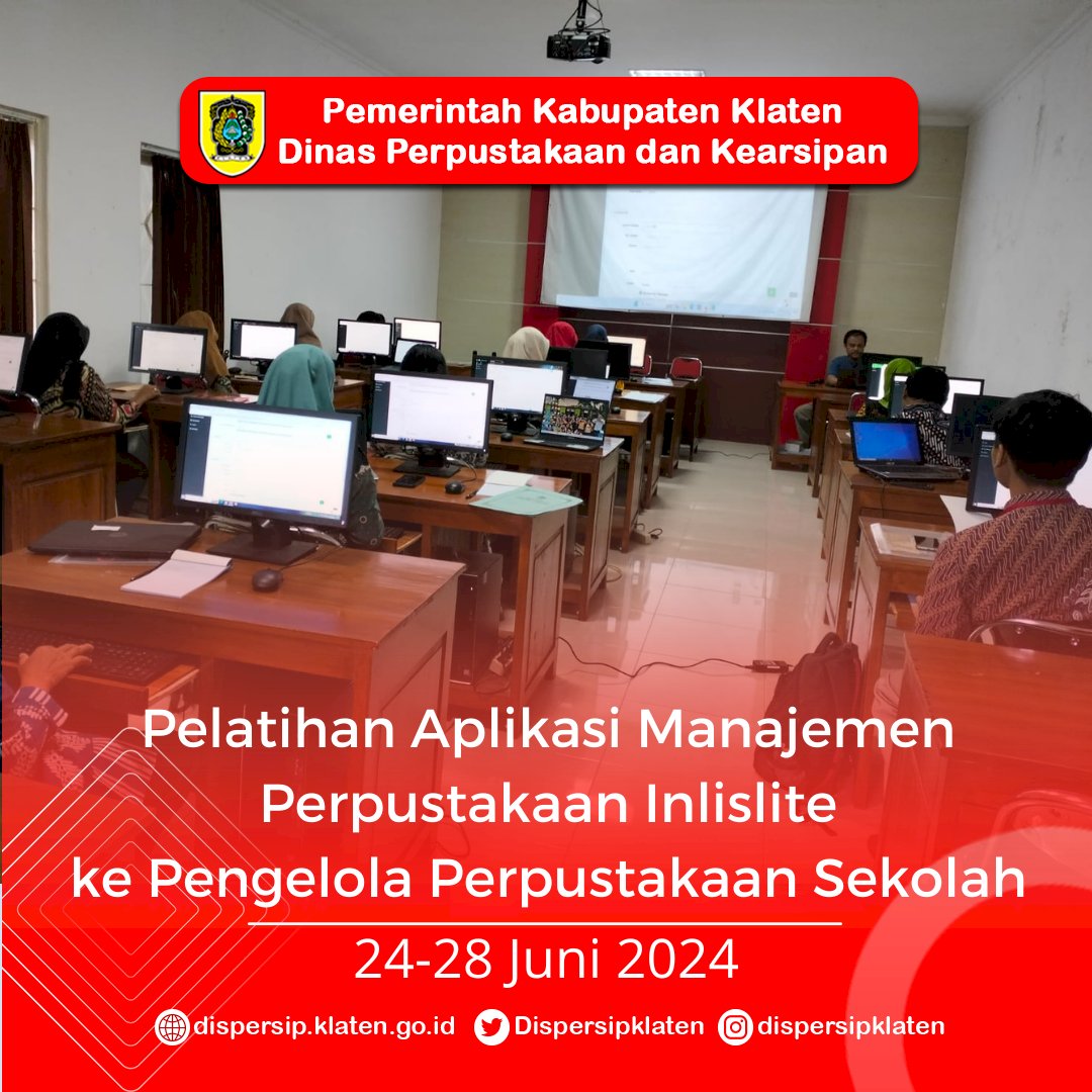 Pelatihan Aplikasi INLISLite ke Pengelola Perpustakaan Sekolah