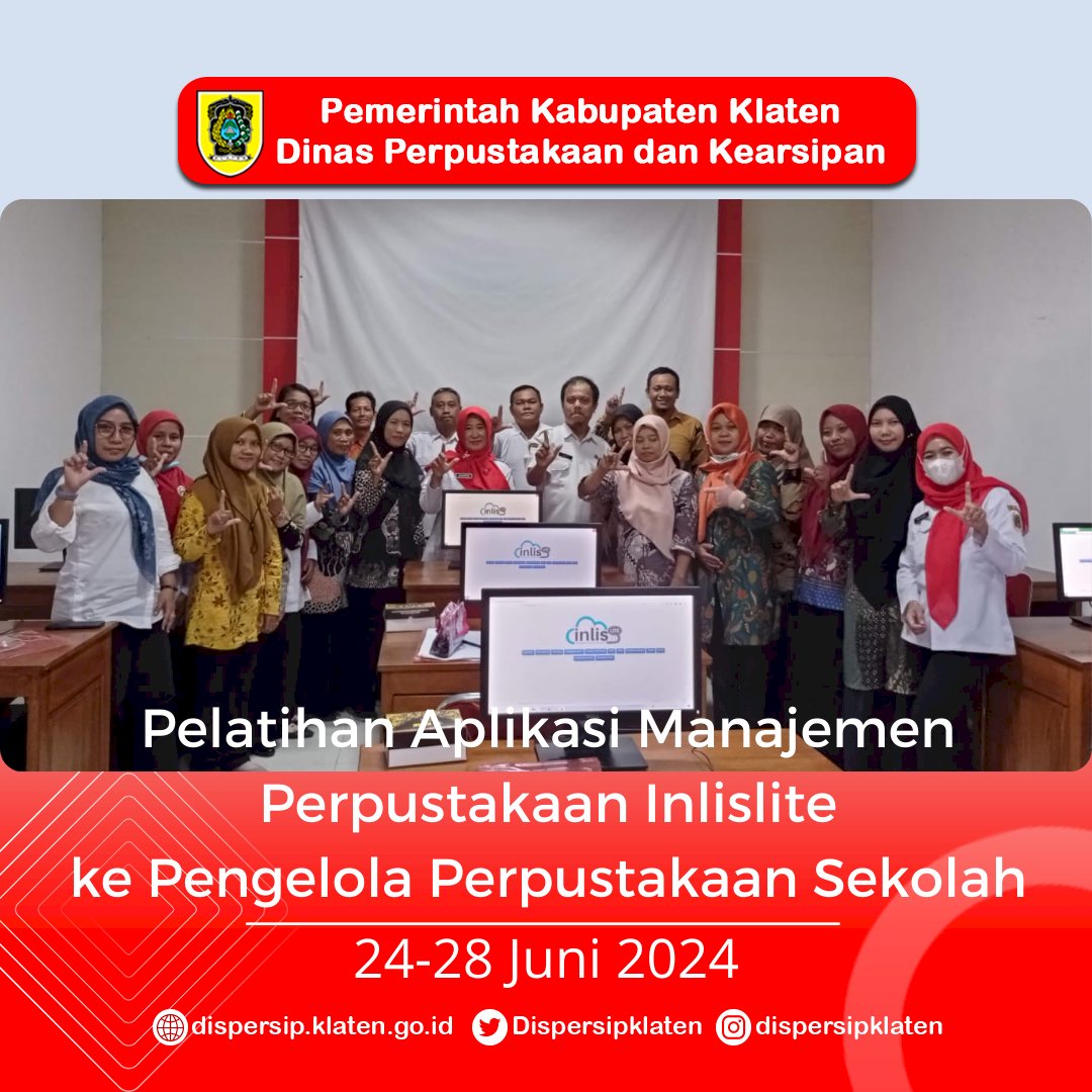 Pelatihan Aplikasi INLISLite ke Pengelola Perpustakaan Sekolah