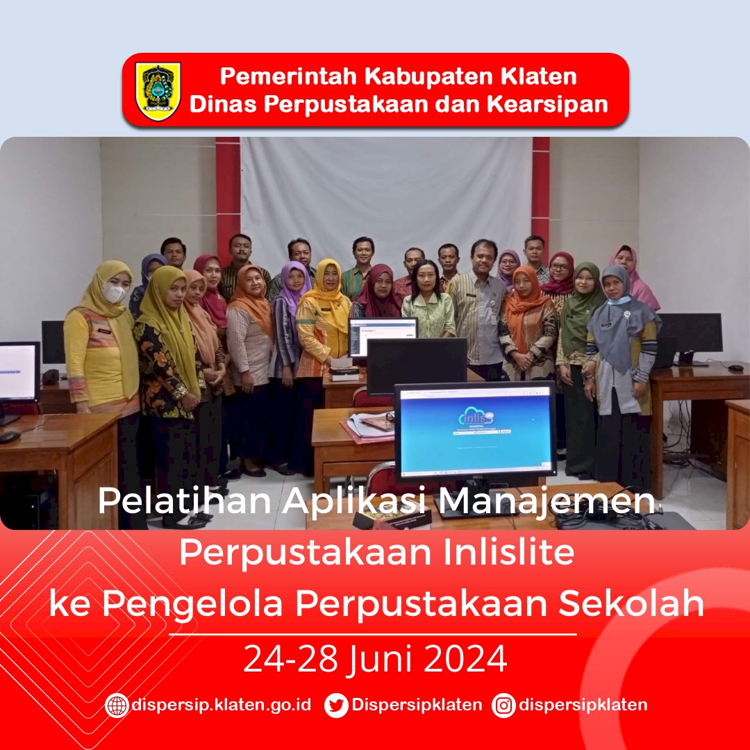 Pelatihan Aplikasi INLISLite ke Pengelola Perpustakaan Sekolah