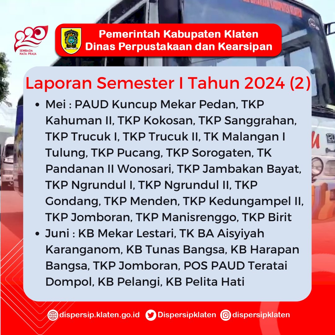 Layanan Bejanaku Semester I Tahun 2024