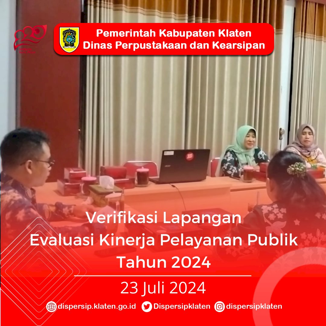 Verifikasi Lapangan Evaluasi Kinerja Pelayanan Publik 2024