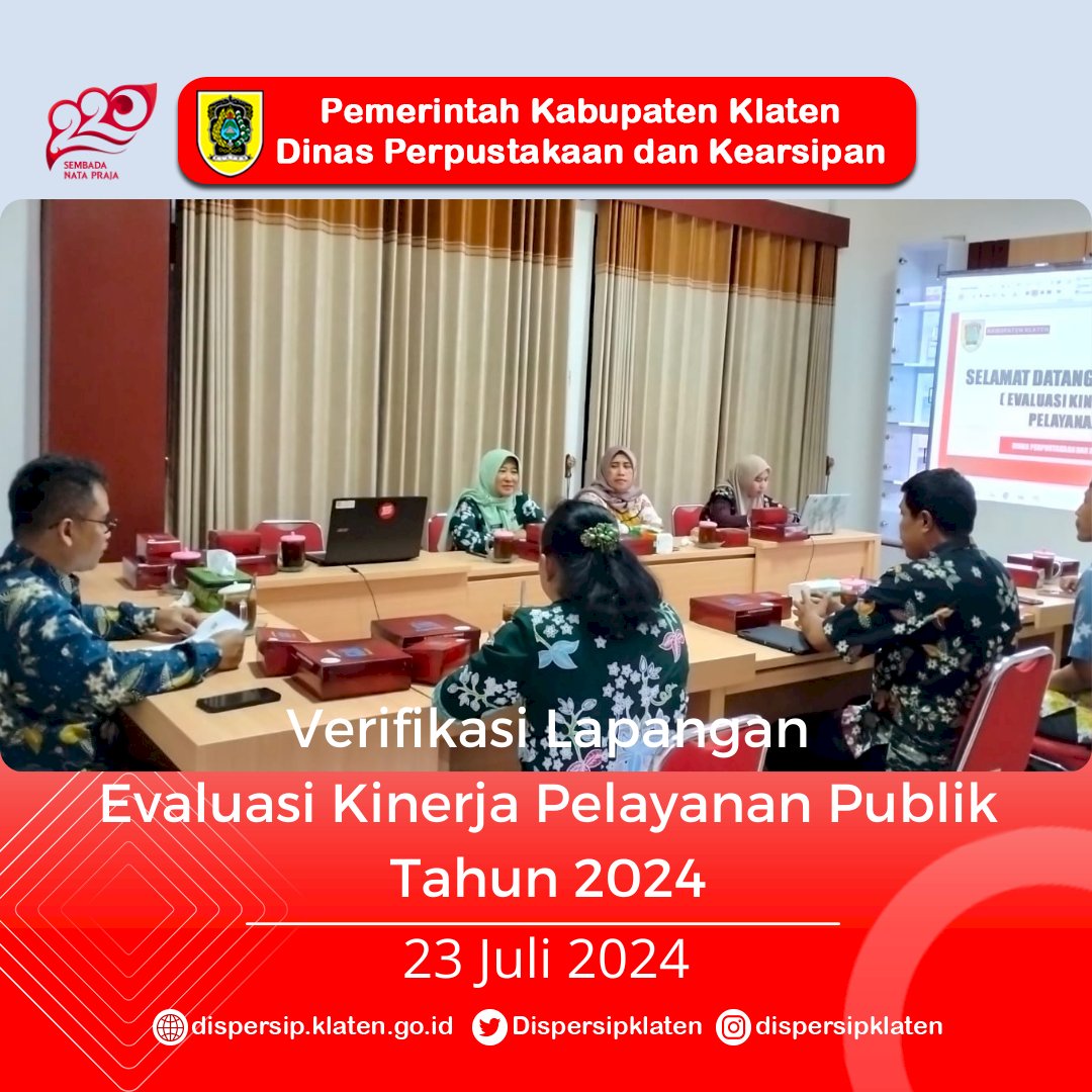 Verifikasi Lapangan Evaluasi Kinerja Pelayanan Publik 2024