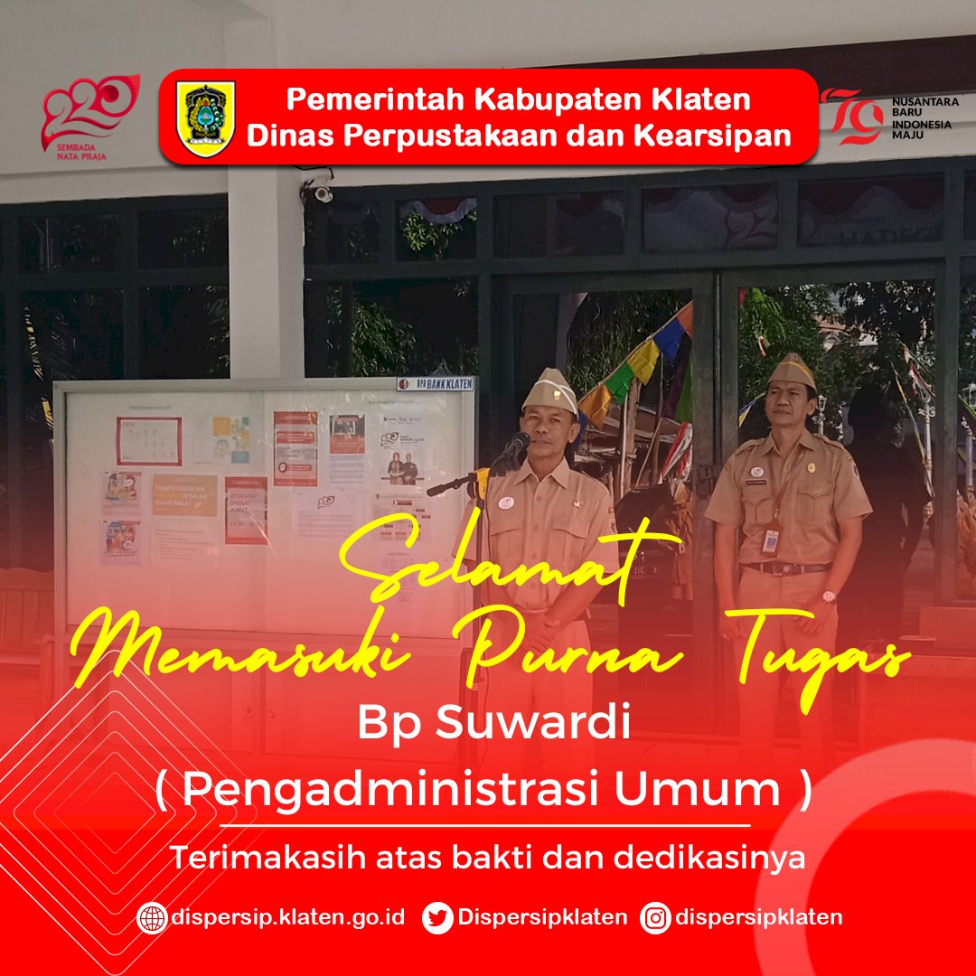 Terima kasih Bapak Suwardi