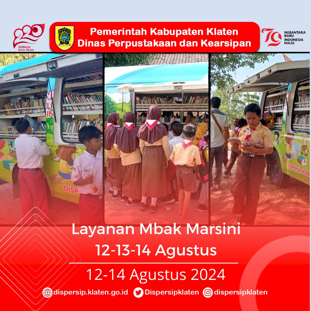 Layanan Mbak Marsini 12-14 Agustus 2024