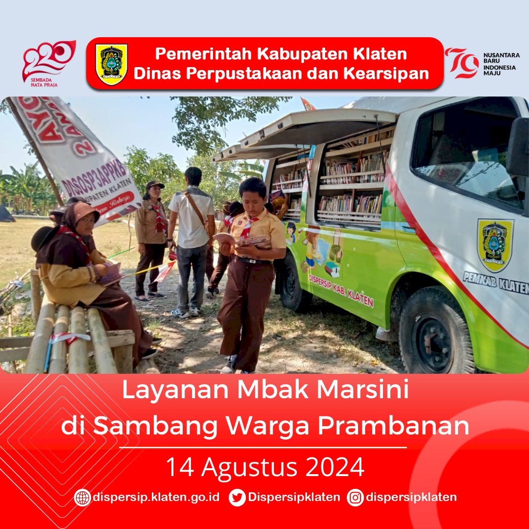 Layanan Mbak Marsini 12-14 Agustus 2024