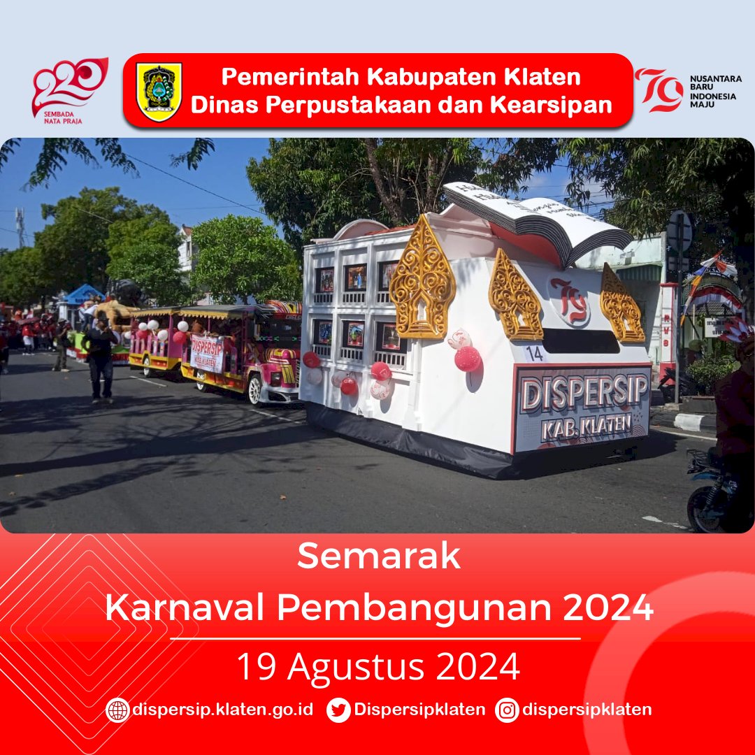 Semarak Karnaval Pembangunan Klaten Tahun 2024