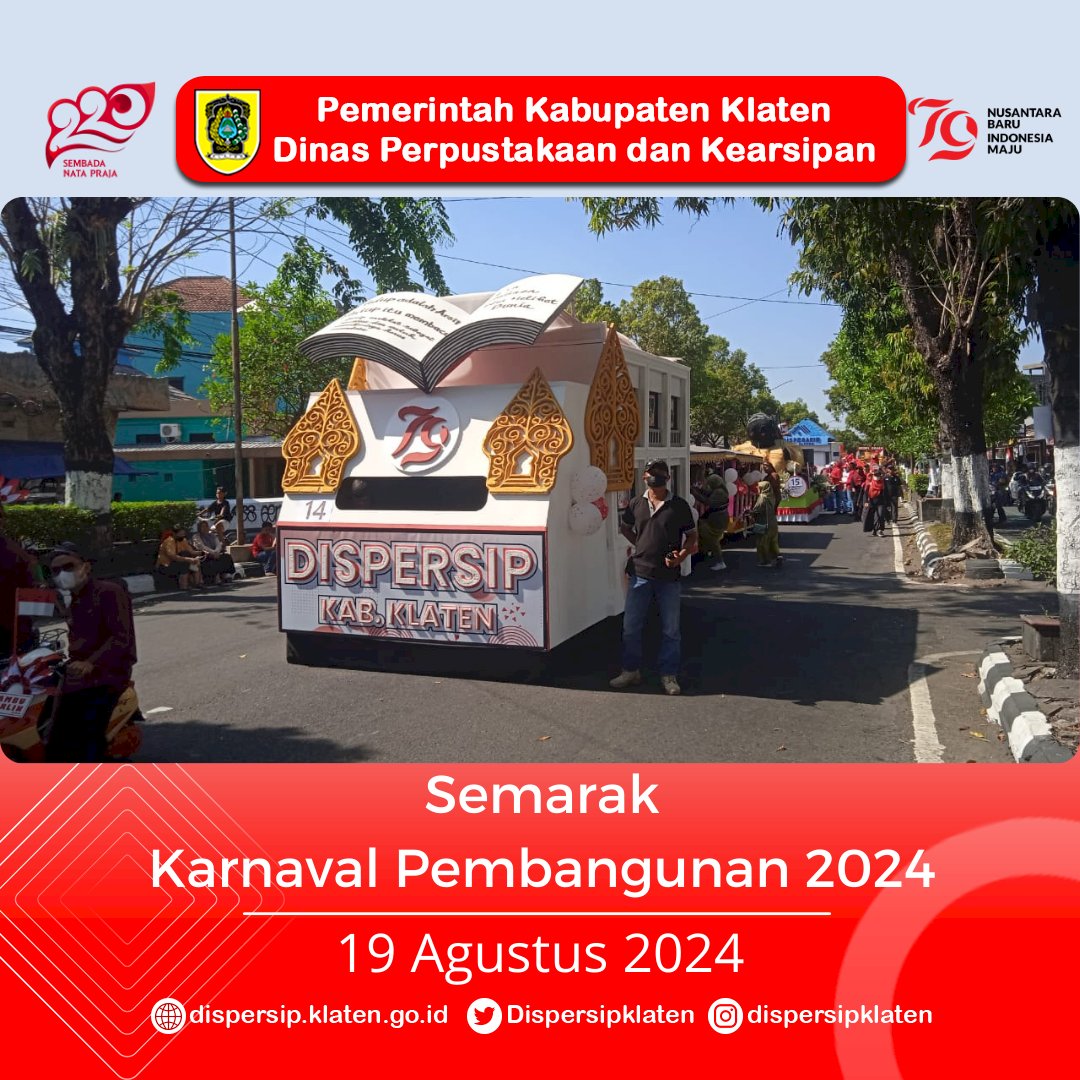 Semarak Karnaval Pembangunan Klaten Tahun 2024