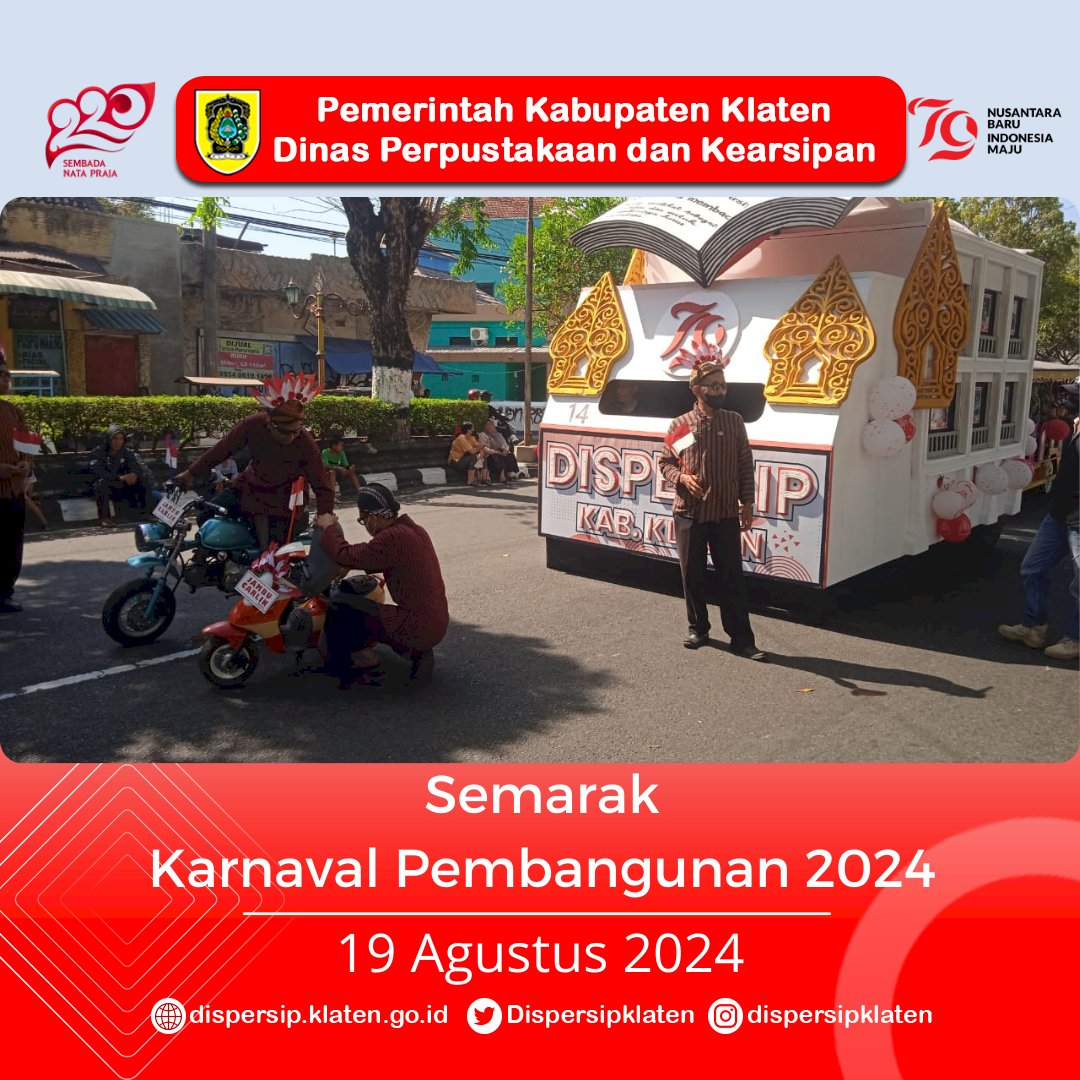 Semarak Karnaval Pembangunan Klaten Tahun 2024