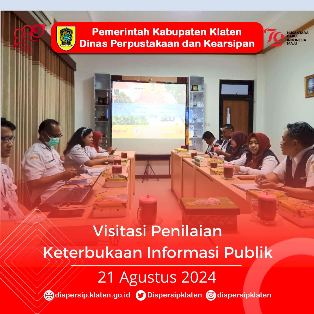 Visitasi Penilaian Keterbukaan Informasi Publik 2024