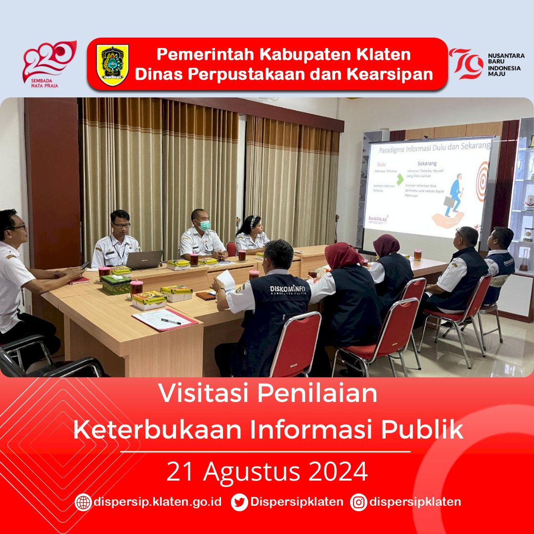 Visitasi Penilaian Keterbukaan Informasi Publik 2024