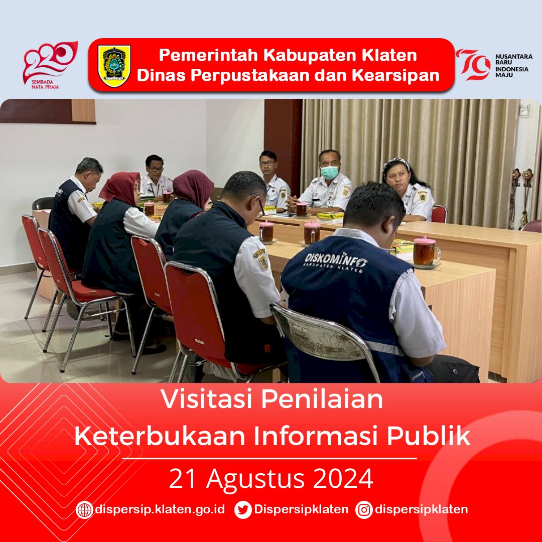 Visitasi Penilaian Keterbukaan Informasi Publik 2024