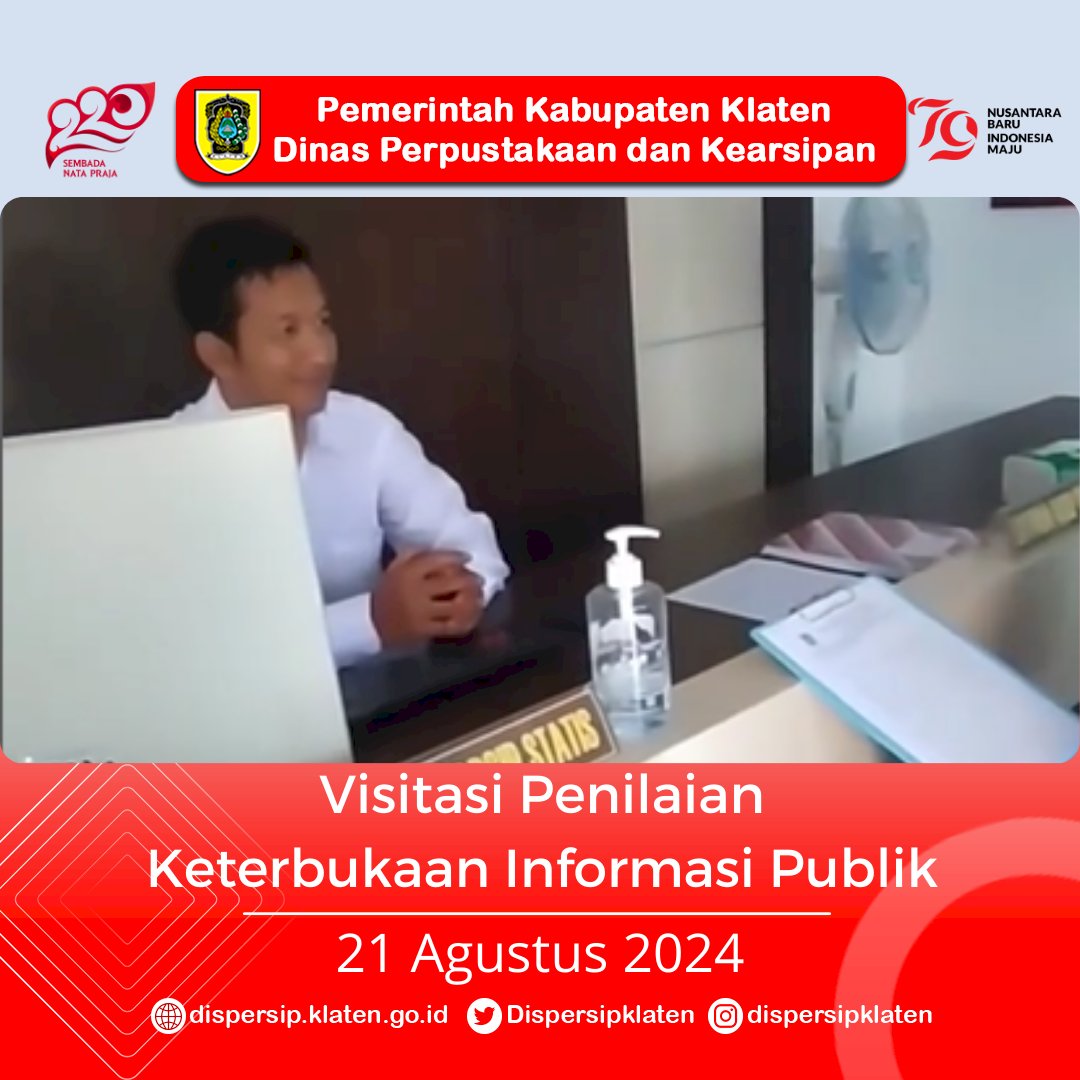 Visitasi Penilaian Keterbukaan Informasi Publik 2024