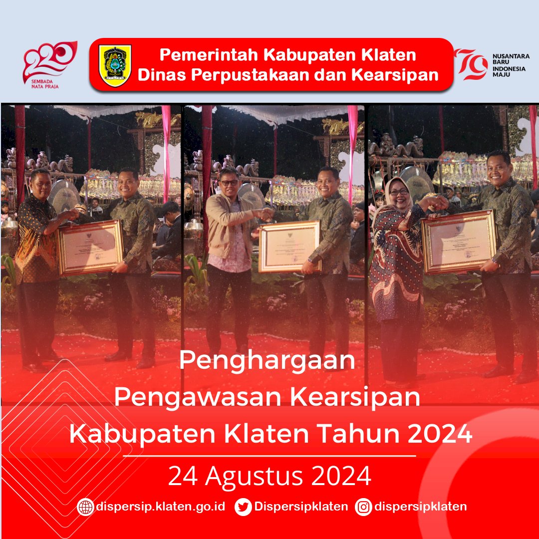 Penghargaan Pengawasan Kearsipan Tahun 2024