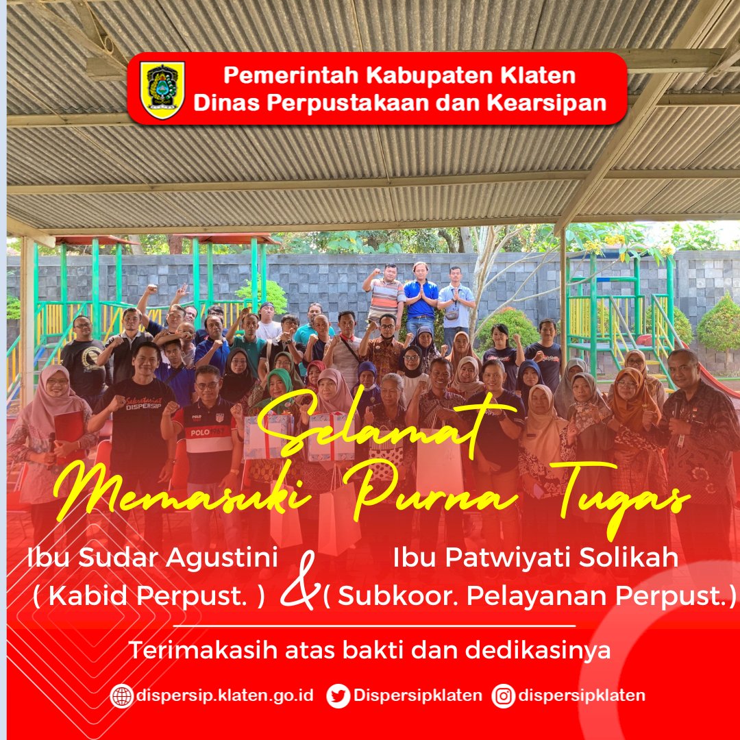 Terima kasih Ibu Sudar Agustini dan Ibu Patwiyati Solikah