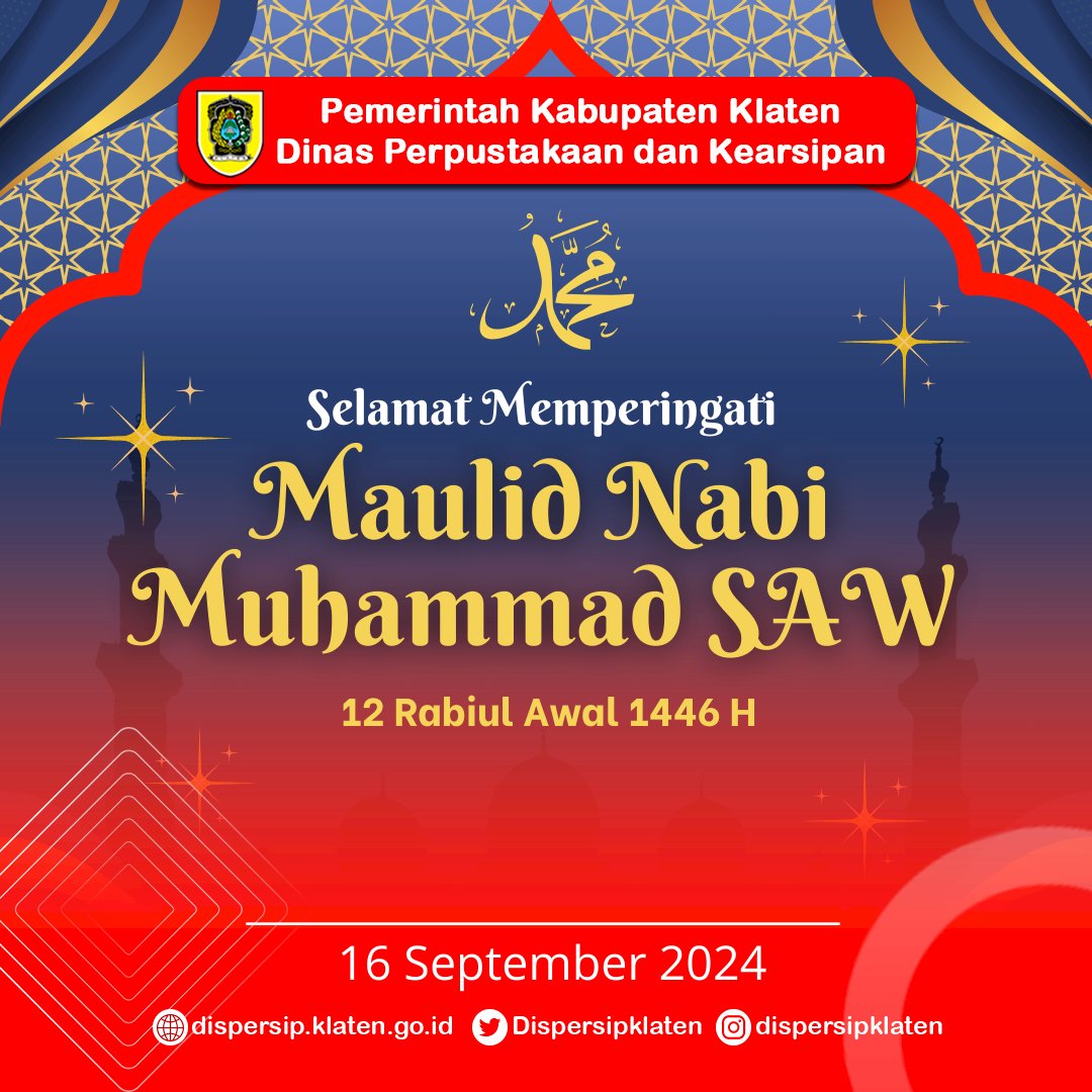 Selamat memperingati Maulid Nabi Muhammad 1446H