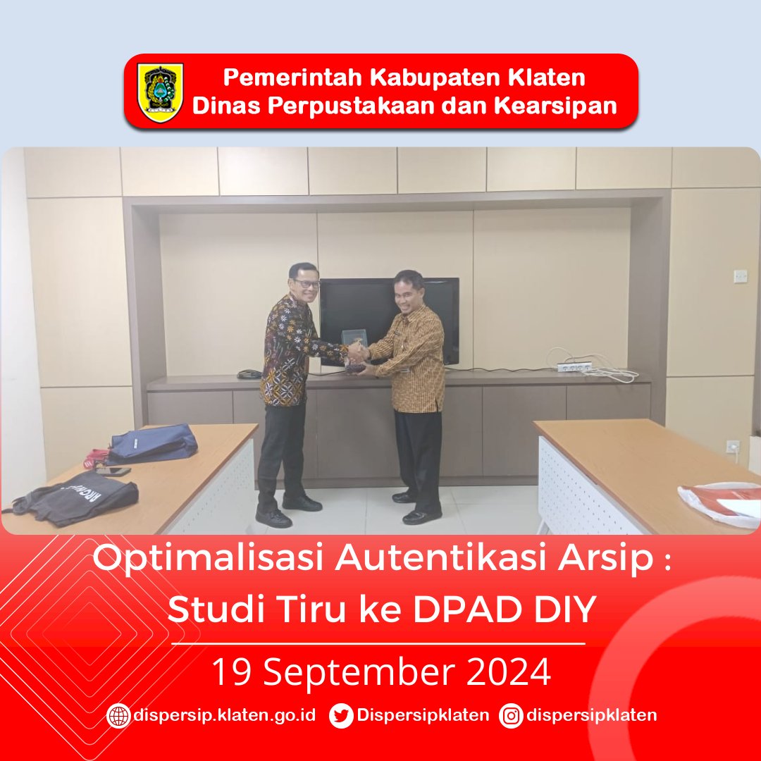 Optimalisasi Autentikasi Arsip : Studi Tiru ke DPAD DIY