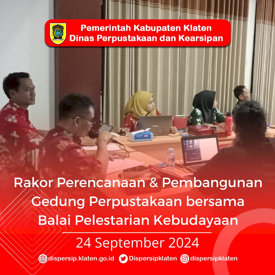 Rakor Perencanaan dan Pembangunan Gedung Perpustakaan bersama BPK Wilayah X