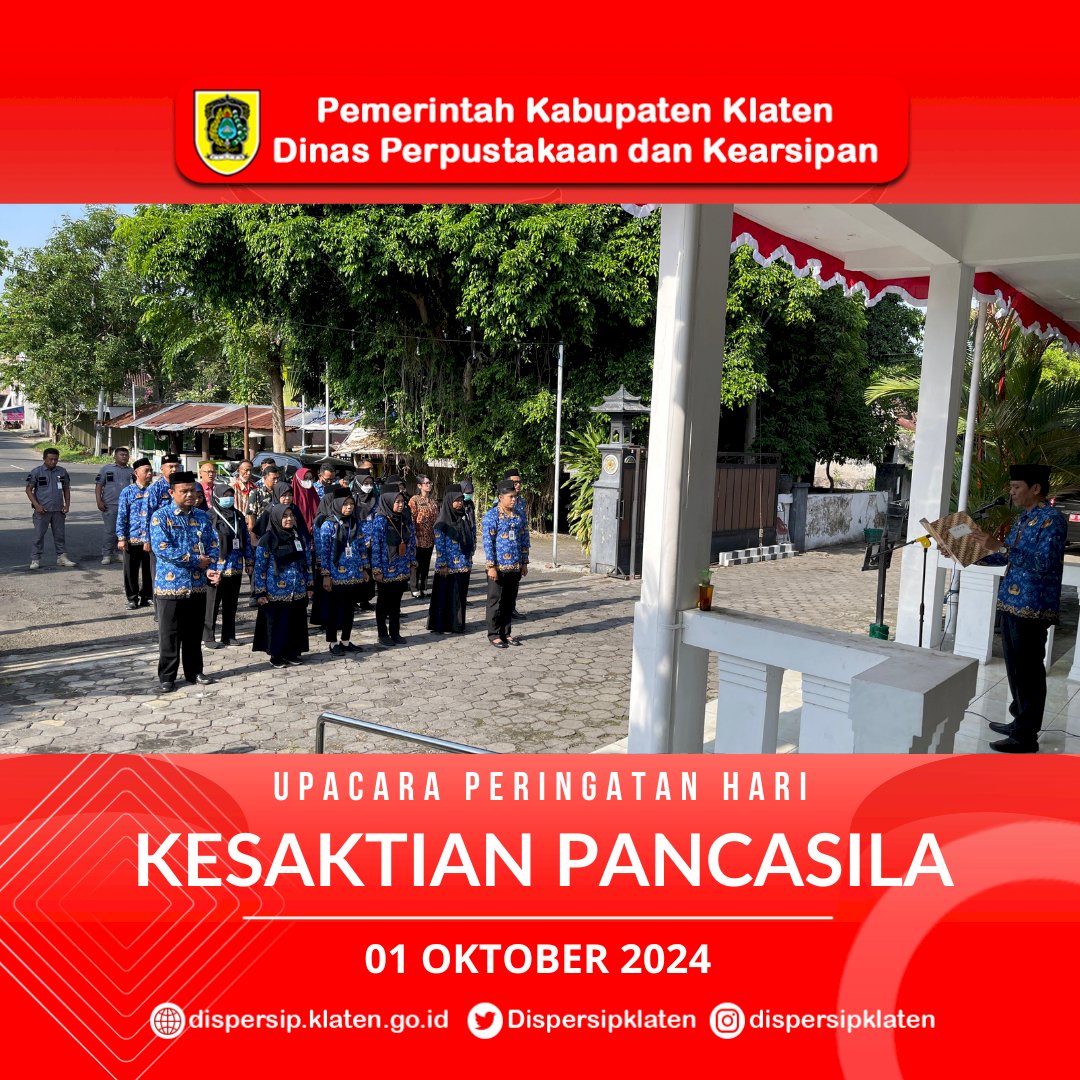 Upacara Peringatan Hari Kesaktian Pancasila 2024